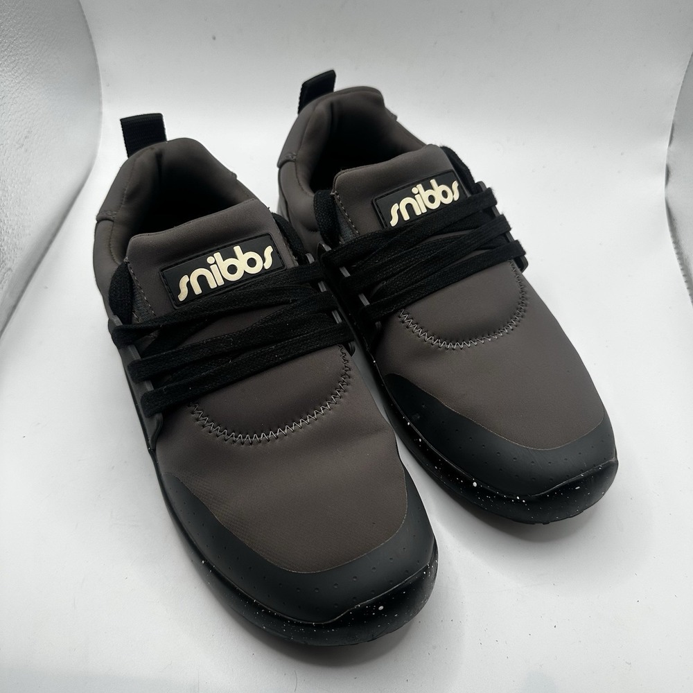 Snibbs Spacecloud Women's 7.5 Athletic Work Nurse‎ Sneakers Charcoal Gray Vegan